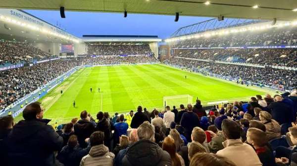 Ibrox Stadium, section: BR4, row: N, seat: 123