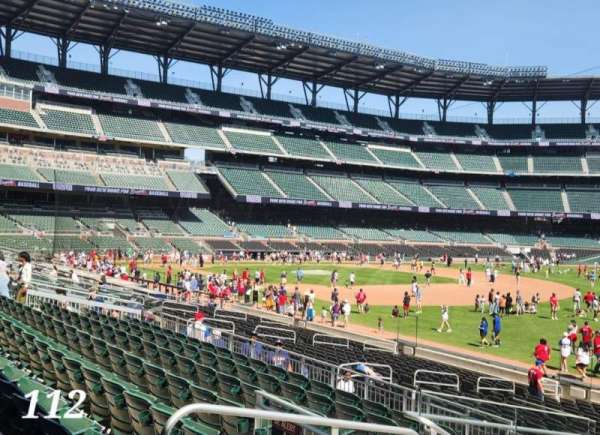 Truist Park, section: 112, row: 8, seat: 17