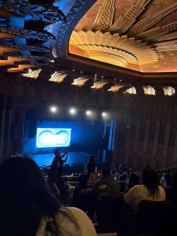 The Wiltern, section: Mezzanine L, row: F, seat: 3