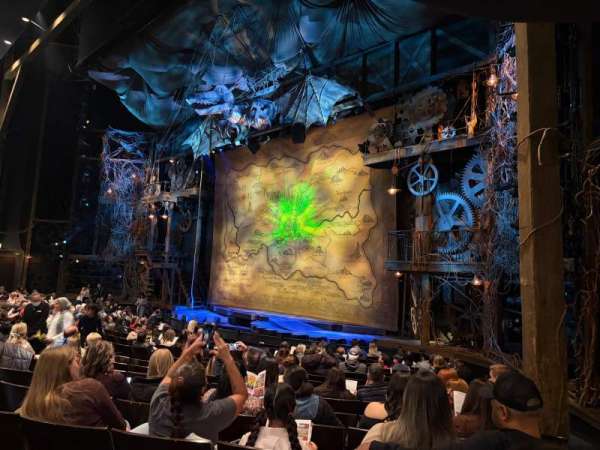 Gershwin Theatre, section: Orchestra R, row: M, seat: 34
