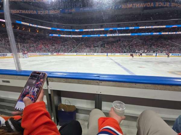Rogers Place, section: 120, row: 1, seat: 17