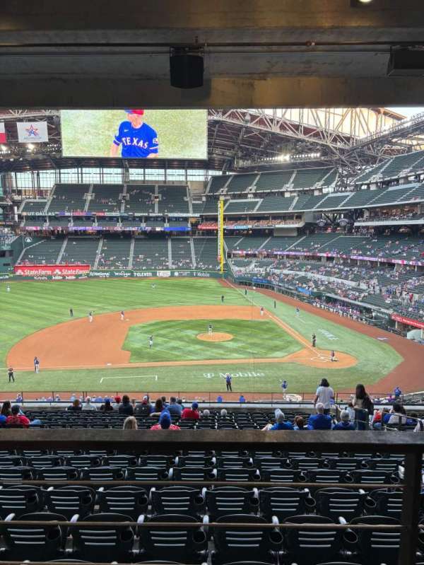 Globe Life Field, section: 109, row: 17, seat: 11