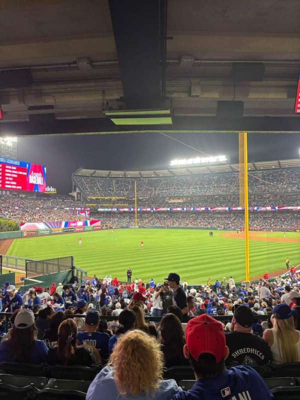 Angel Stadium, section: 202, row: G, seat: 12