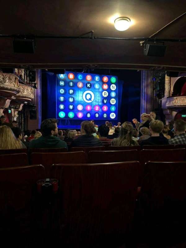 Shaftesbury Theatre, section: Stalls, row: v, seat: 29