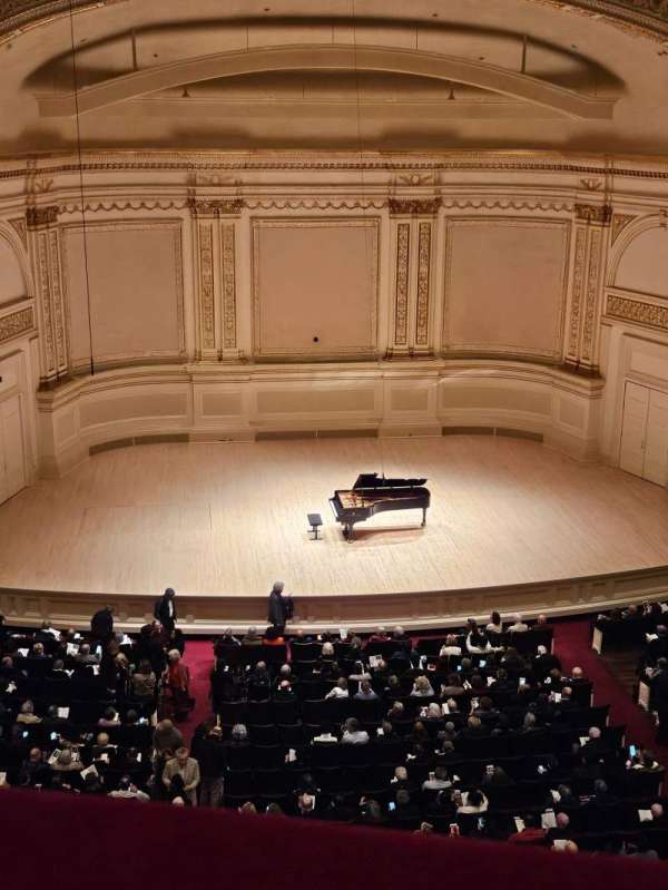 Carnegie Hall, section: Dress Circle C, row: AA, seat: 1