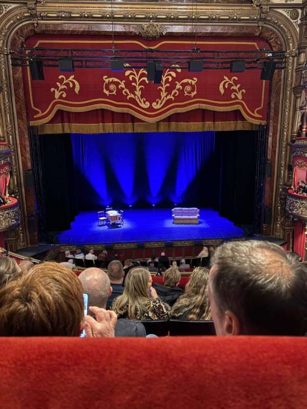 Grand Opera House, Belfast, section: Upper Circle, row: A, seat: 13