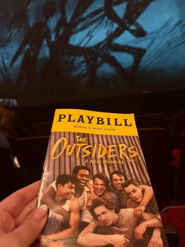 Bernard B. Jacobs Theatre, section: Orchestra C, row: D, seat: 106