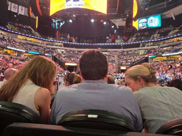 FedEx Forum, section: 110, row: D, seat: 4