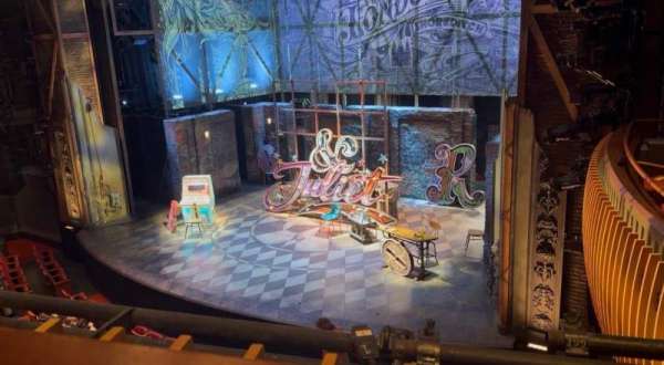 Stephen Sondheim Theatre, section: Mezzanine R, row: AA, seat: 10