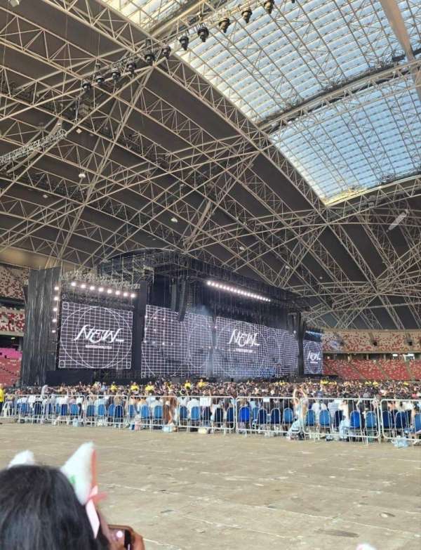 Singapore National Stadium, section: 102, row: B, seat: 28