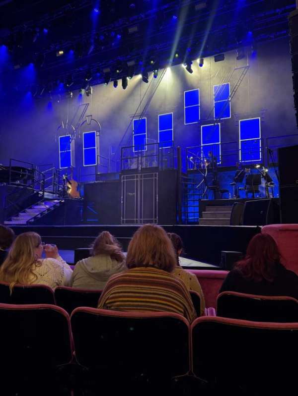 The London Palladium, section: Stalls, row: D, seat: 8