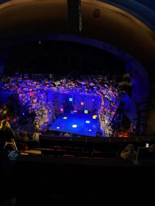 Cambridge Theatre, section: Upper Circle, row: H, seat: 11