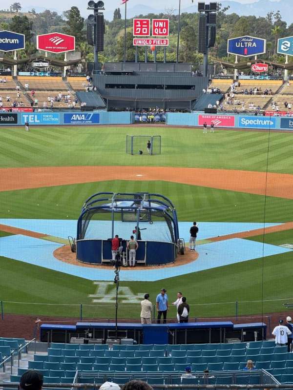Dodger Stadium, section: 102LG, row: O, seat: 3