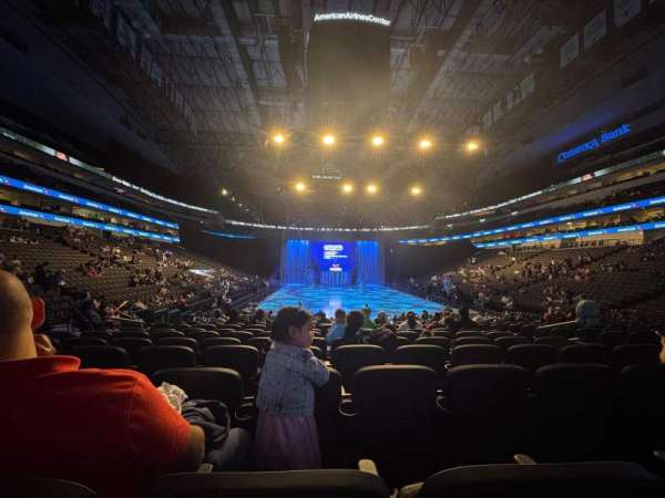 American Airlines Center, section: 113, row: H, seat: 8