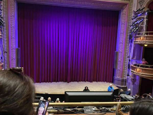 Wells Theatre, section: Mezz, row: B, seat: 5