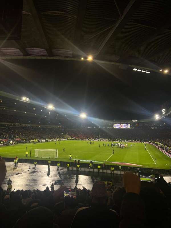 Hampden Park, section: F6, row: GG, seat: 154