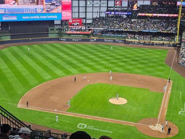 American Family Field, section: 426, row: 15, seat: 10