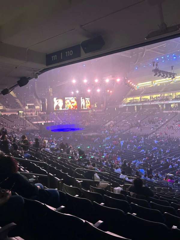 Legacy Arena, section: 110, row: X, seat: 7
