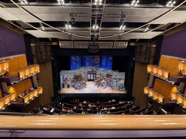 Ahmanson Theatre, section: Balcony, row: A, seat: 23
