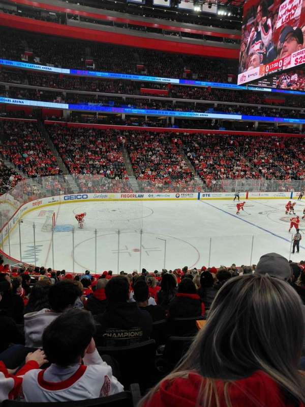 Little Caesars Arena, section: 125, row: 17, seat: 15