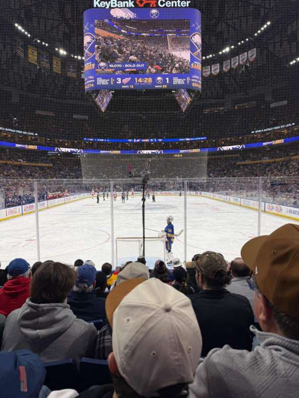 KeyBank Center, section: 123, row: 9, seat: 8