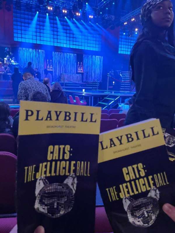 Broadhurst Theatre, section: Orchestra L, row: K, seat: 3