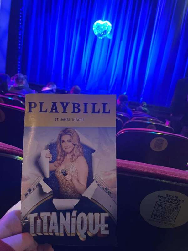 St. James Theatre, section: Orchestra C, row: K, seat: 101
