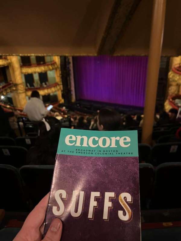 Emerson Colonial Theatre, section: Dress Circle R, row: m, seat: 14