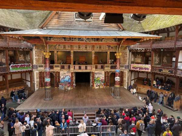 Globe Theatre at Shakespeare's Globe, section: Upper Gallery Bay H, row: D, seat: 36