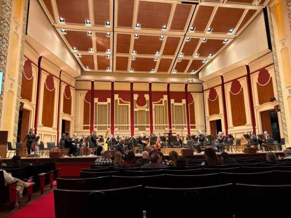 Heinz Hall, section: Orchestra C, row: K, seat: 101