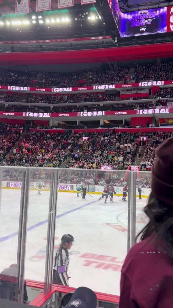 Little Caesars Arena, section: 109, row: 5, seat: 7