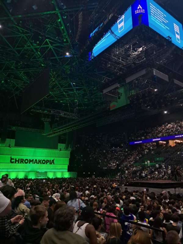 Accor arena, section: Gradin P, row: 24, seat: 25