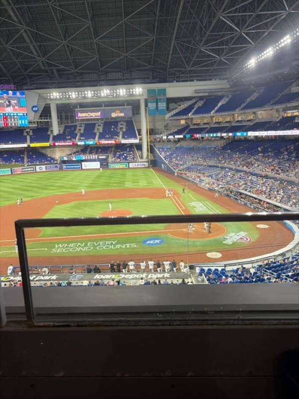 LoanDepot Park, section: 219, row: 1, seat: 1