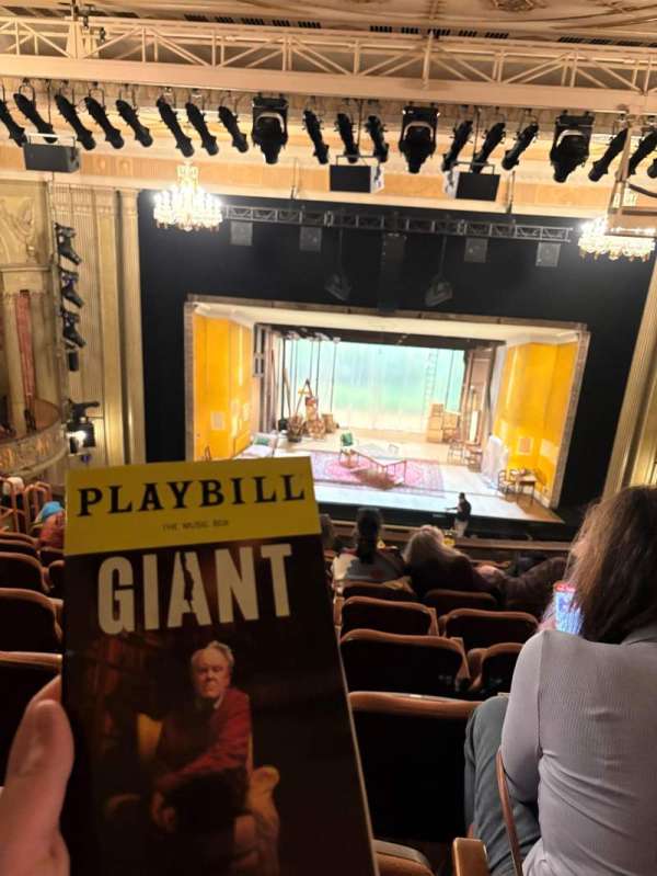 Music Box Theatre, section: Mezzanine C, row: L, seat: 107