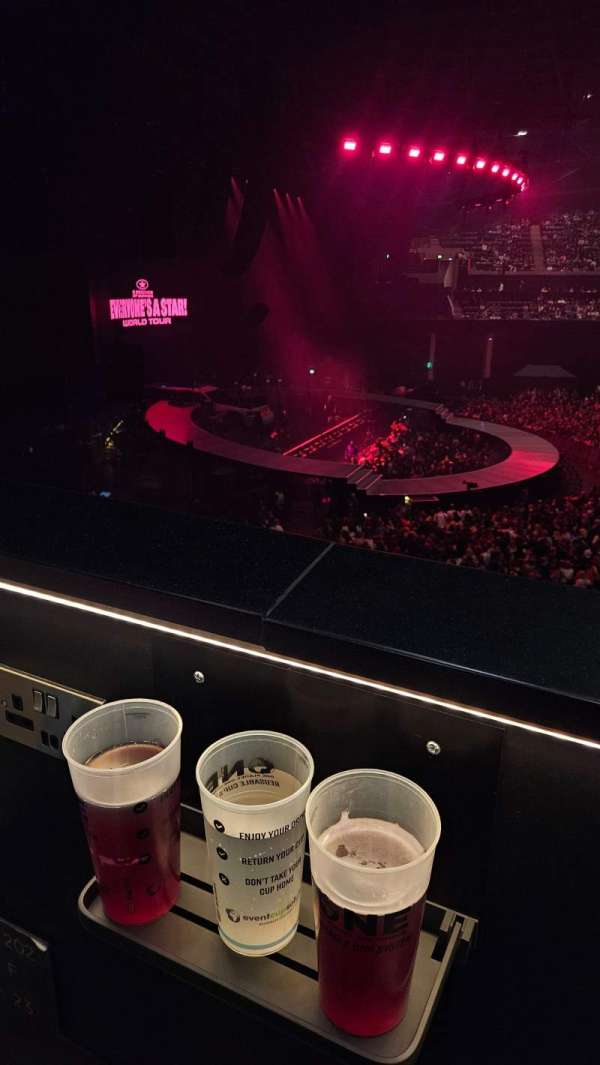 OVO Hydro, section: 202, row: F, seat: 24