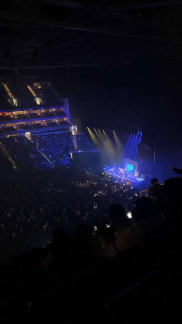 The O2, London, section: 418, row: H, seat: 888