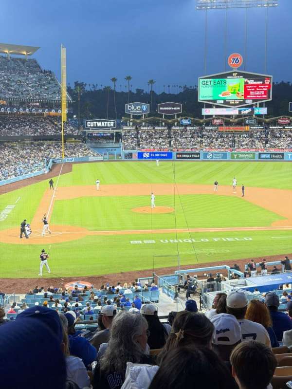 Dodger Stadium, section: 122LG, row: L, seat: 1