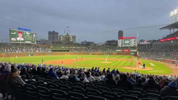 Wrigley Field, section: 214, row: 1, seat: 1