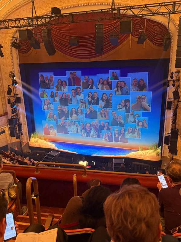 Majestic Theatre, section: Front Mezzanine R, row: D, seat: 4