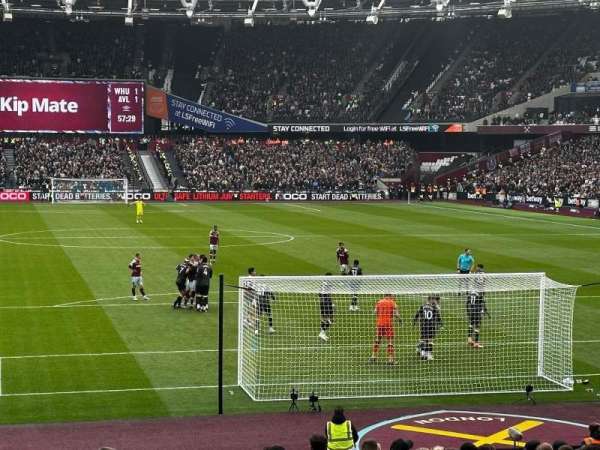 London Stadium, section: 148, row: 19, seat: 591