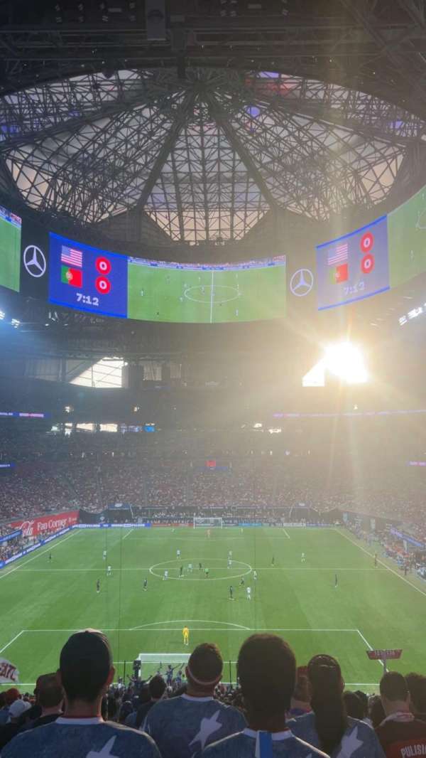 Mercedes-Benz Stadium, section: 101, row: 61, seat: 6