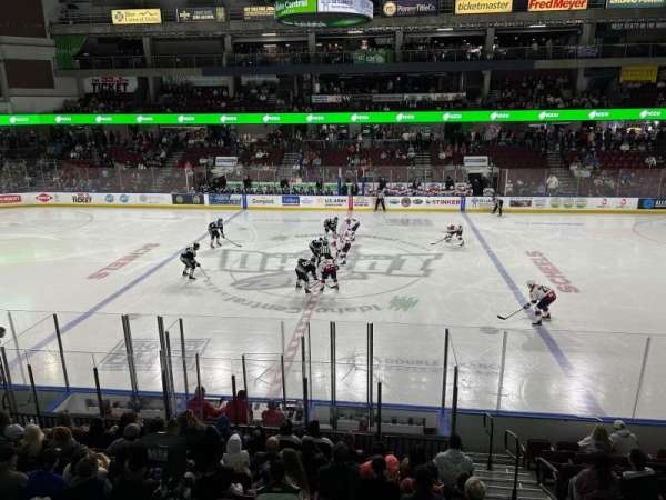 Idaho Central Arena, section: 211, row: A, seat: 17