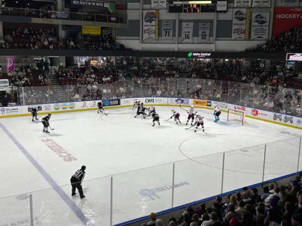 Idaho Central Arena, section: 211, row: A, seat: 17