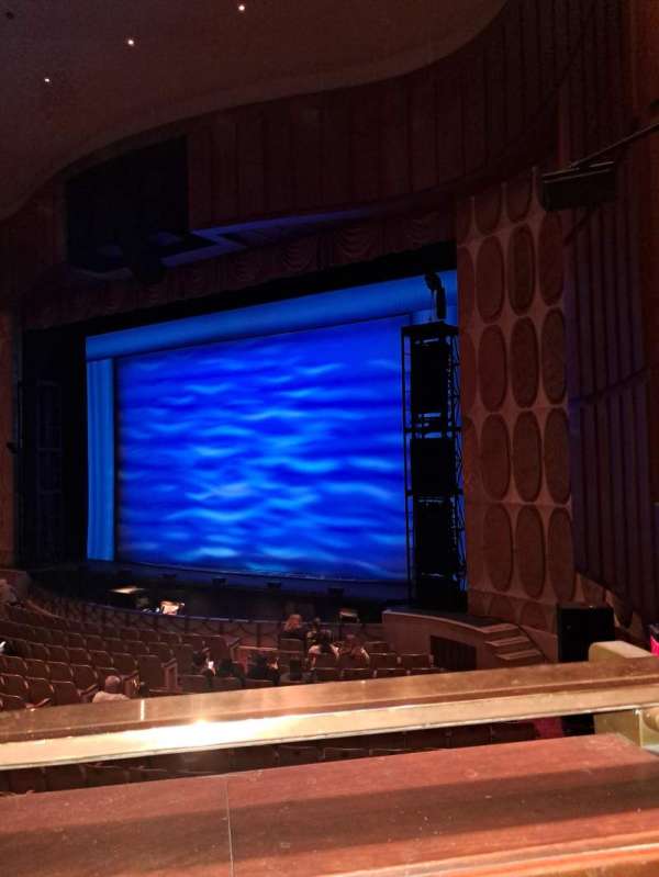 Fisher Theatre, section: Mezzanine R, row: AA, seat: 60