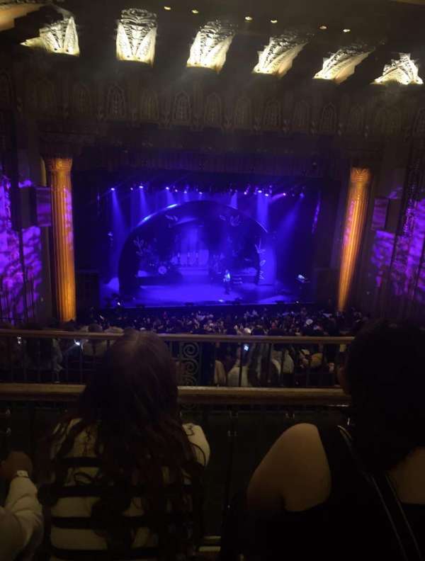 The Wiltern, section: Mezzanine C, row: B, seat: 105