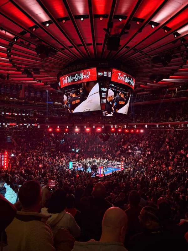 Madison Square Garden, section: 119, row: 18, seat: 5