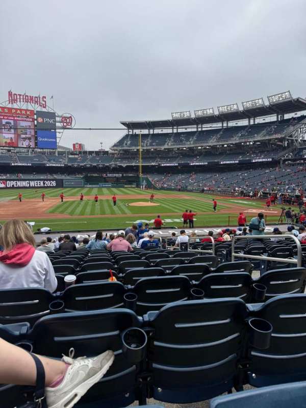 Nationals Park, section: 116, row: Y, seat: 4