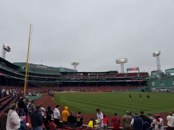 Fenway Park, section: Right Field Box 2, row: n, seat: 11