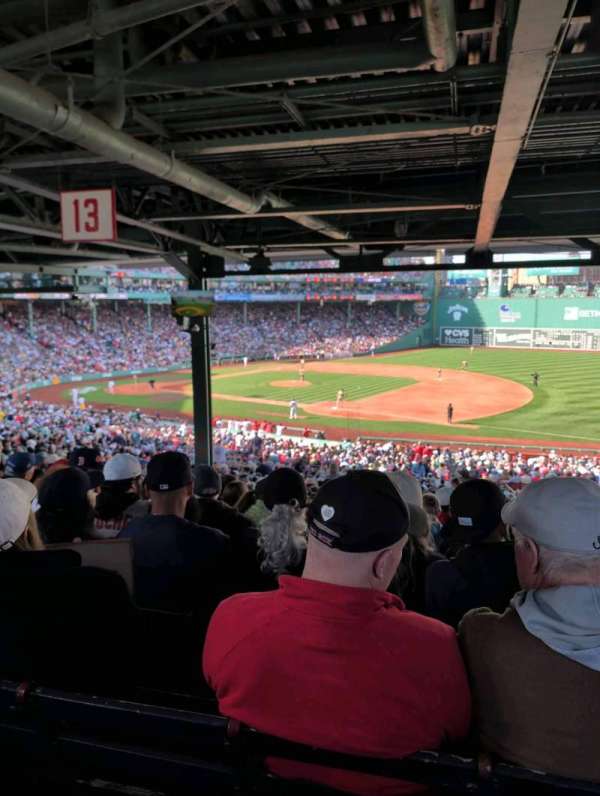 Fenway Park, section: Grandstand 13, row: 17, seat: 5