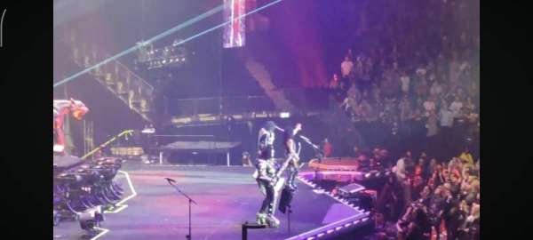 The O2, London, section: 101, row: Q, seat: 23